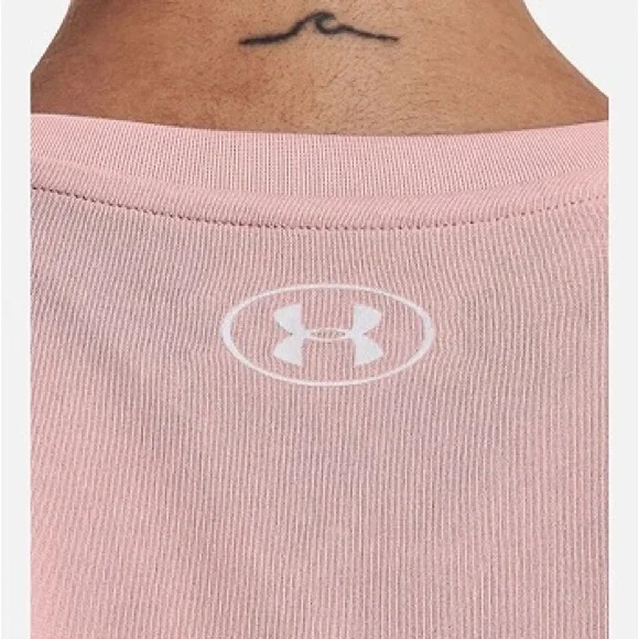 Under Armour Women’s Crew Neck Short Sleeve Tech Shirt - Light Pink - Picture 6 of 6